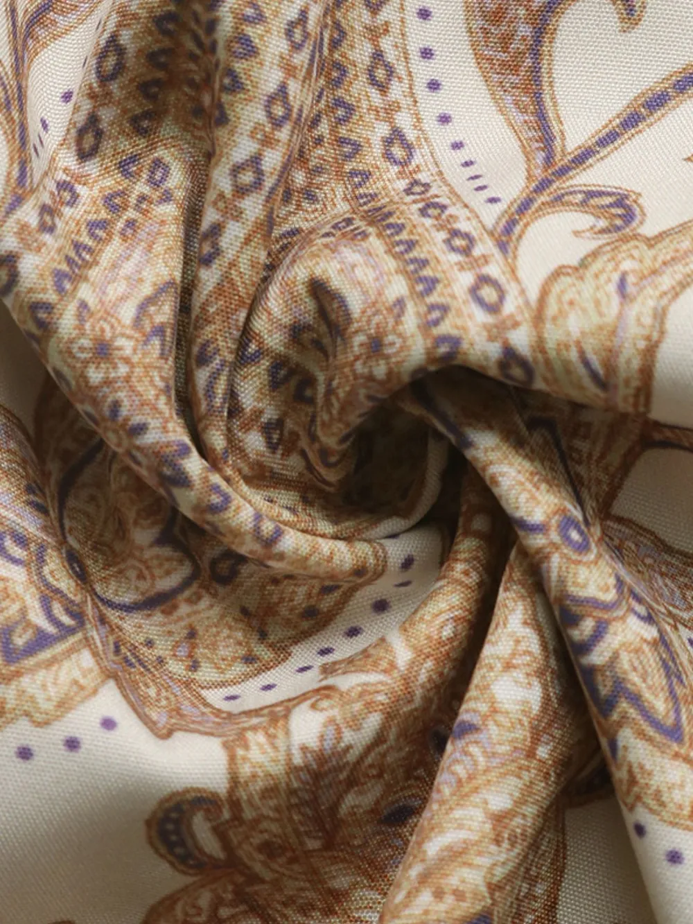 Printed Tie Waist Long Sleeve Dress, image 10
