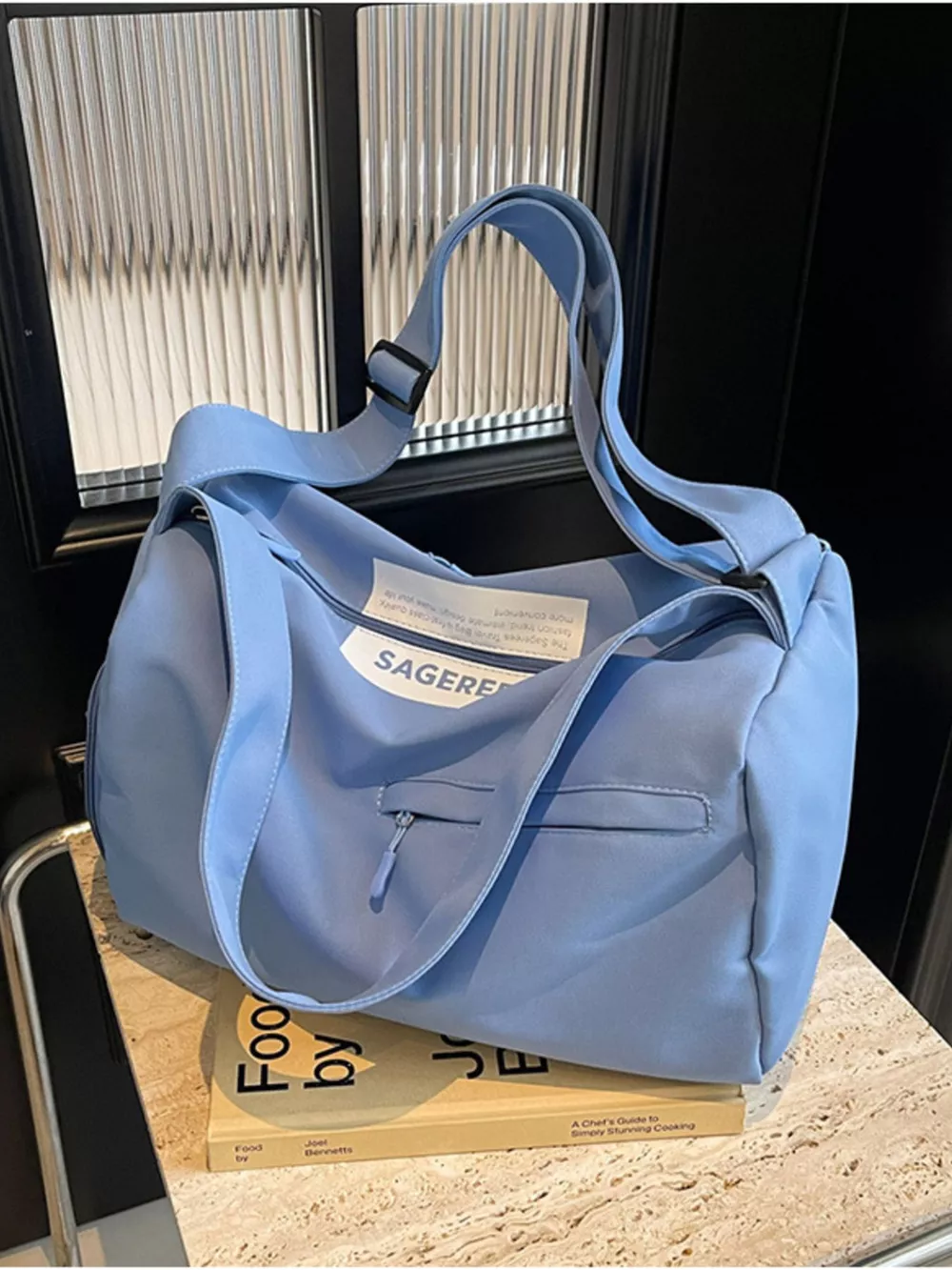 Lightweight Duffel Travel Bag with Adjustable Strap, image 5