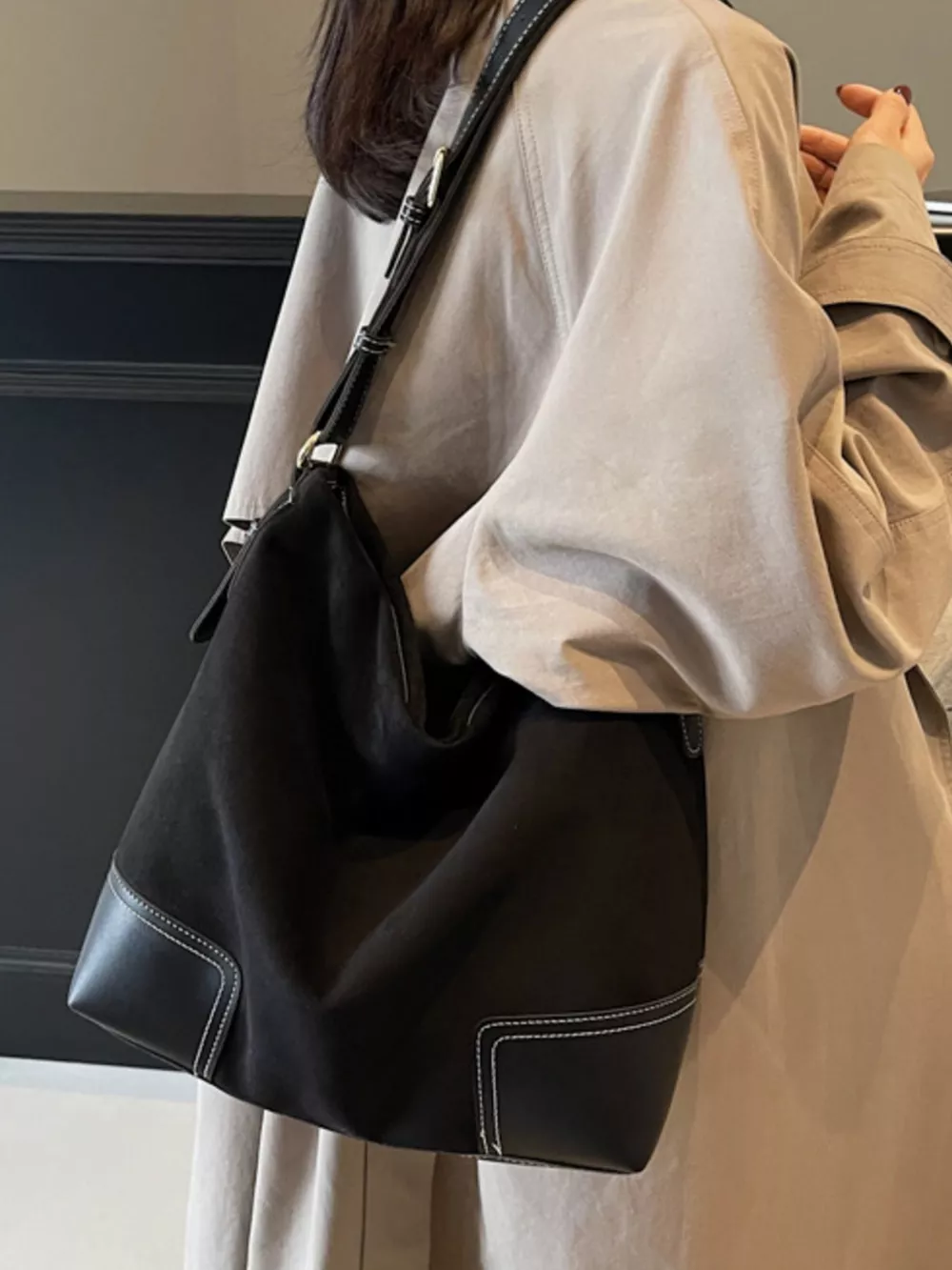 Adjustable Strap Shoulder Bag, image 4