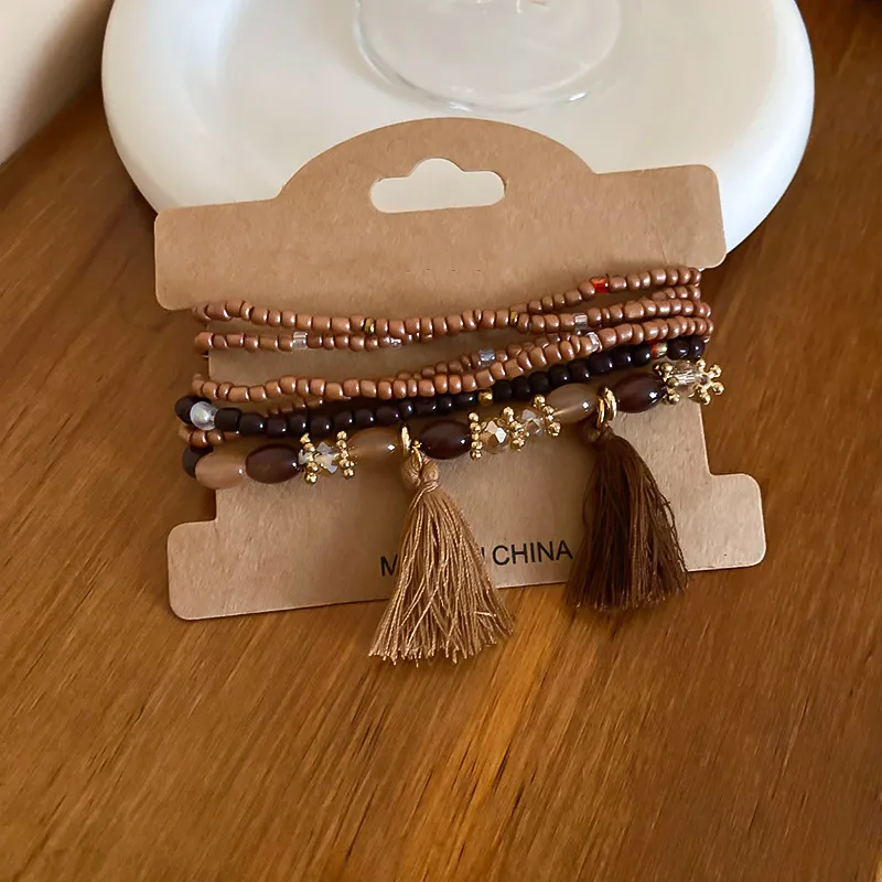 Tassel Rice Bead Bracelet, image 2
