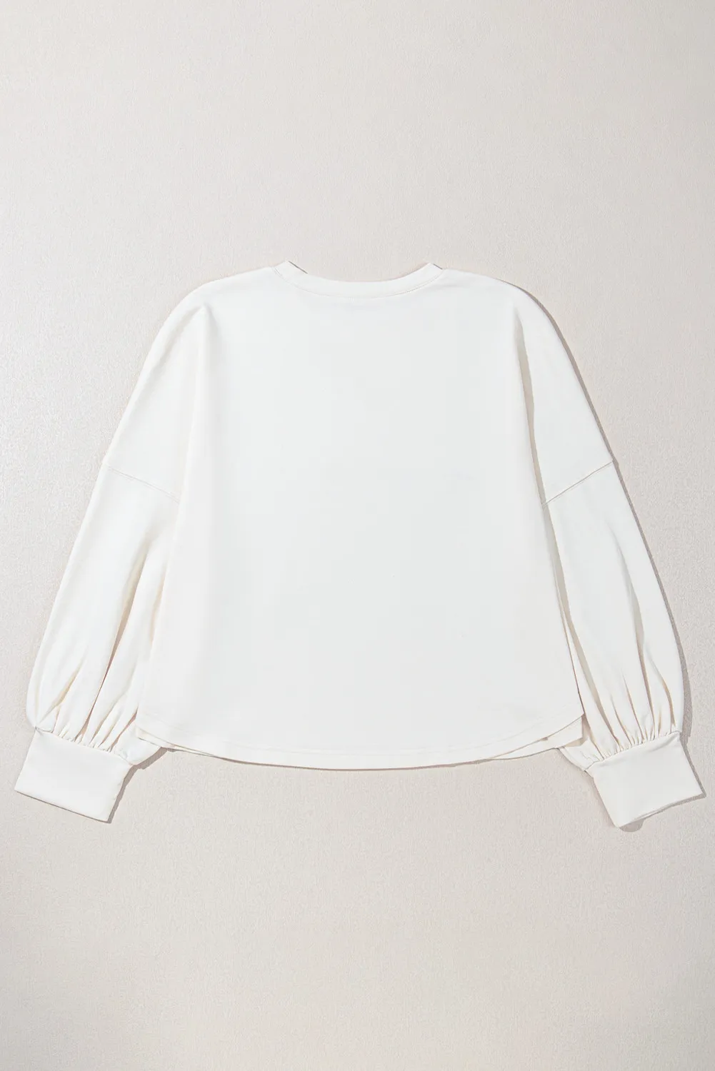 Plus Size Studded Star Round Neck Long Sleeve Blouse, image 8