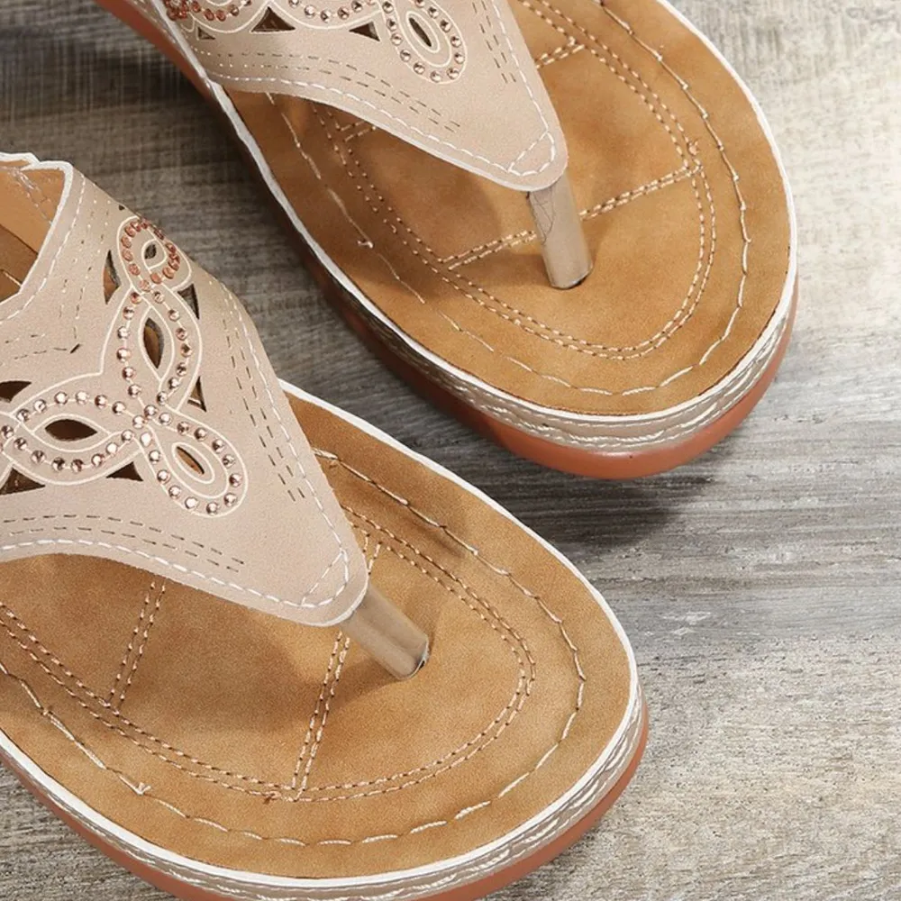 Toe Post Platform Sandals, image 8