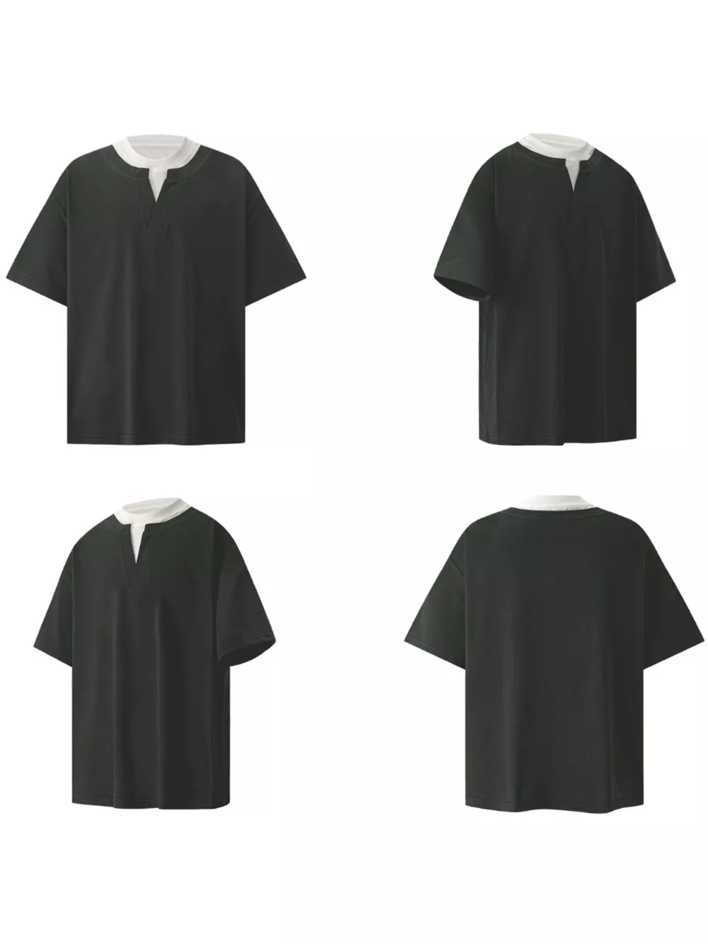 Men's Contrast Short Sleeve T-Shirt, image 4