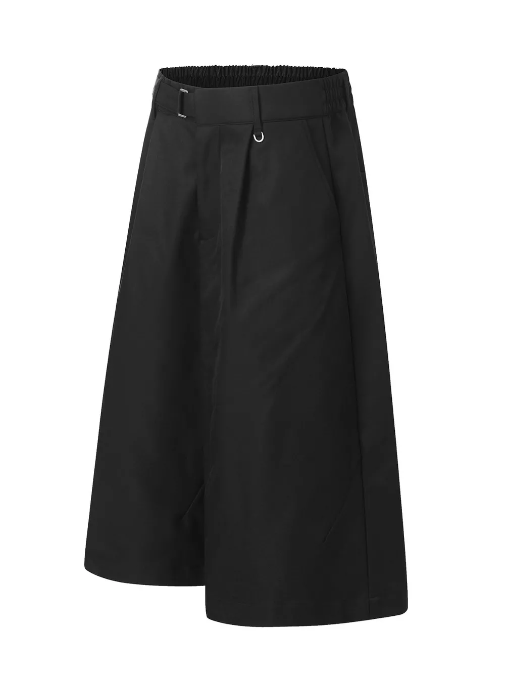 Men's Wide Leg Pleated Capris, image 2
