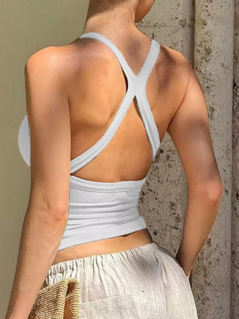 Crisscross Back Slim Fit Cami, image 11