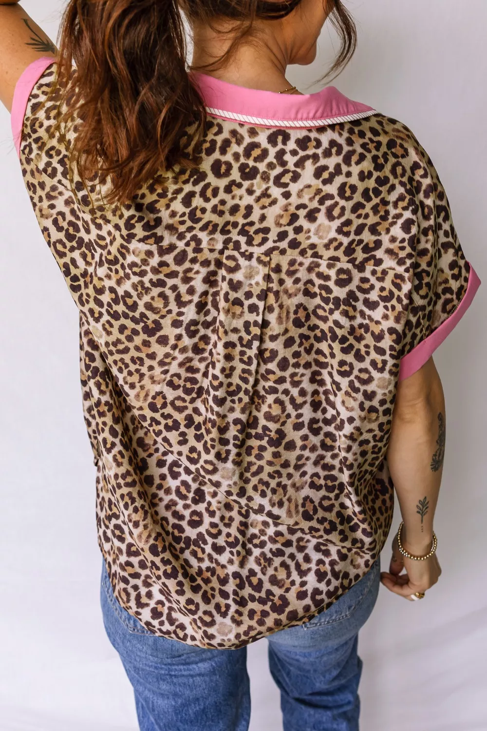 Leopard Print Short Sleeve Shirt, image 2