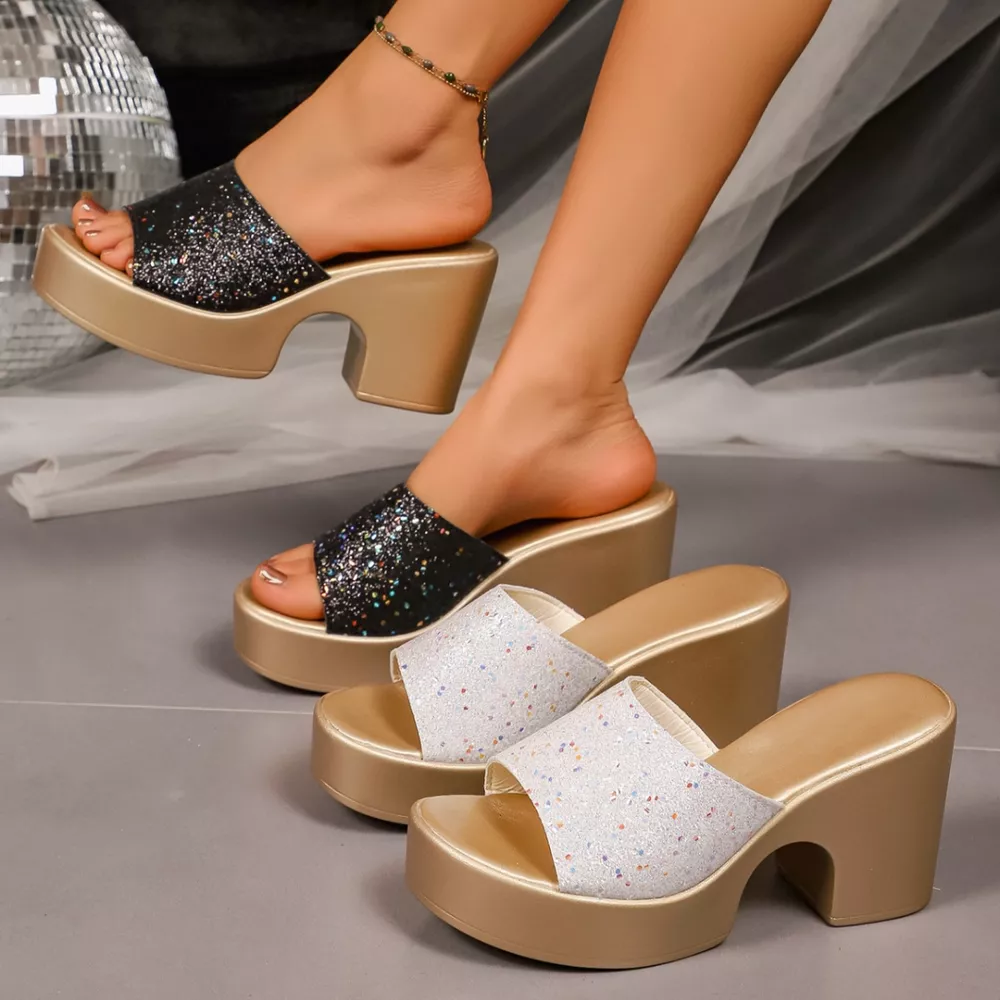 Open Toe Block Heel Sandals, image 2