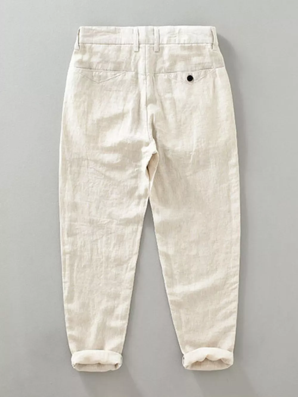 Men's Plus Size Casual Cropped Pants, image 3