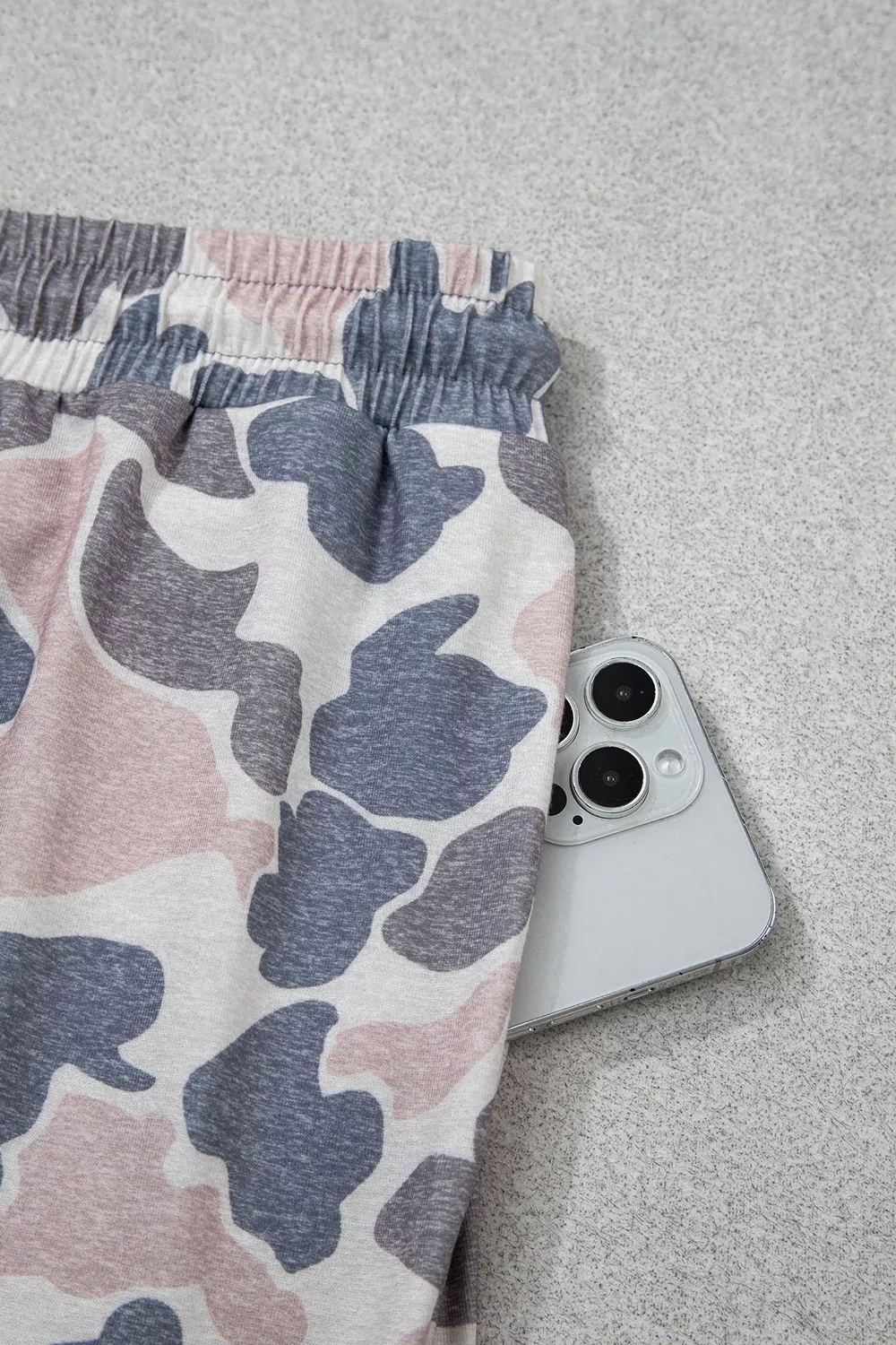 Camouflage Short Sleeve Top and Skirt Set, image 9