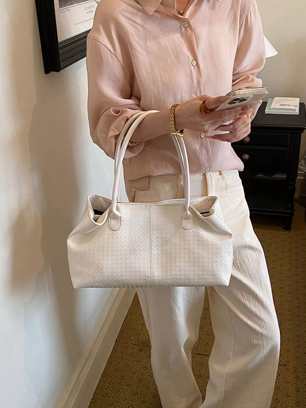 PU Leather Shoulder Bag