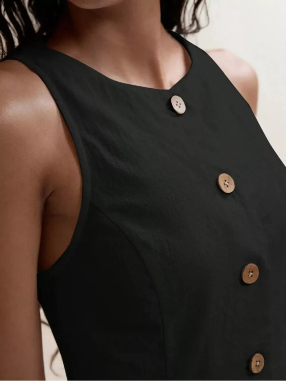 Button-Down Sleeveless Top and Shorts Set, image 17