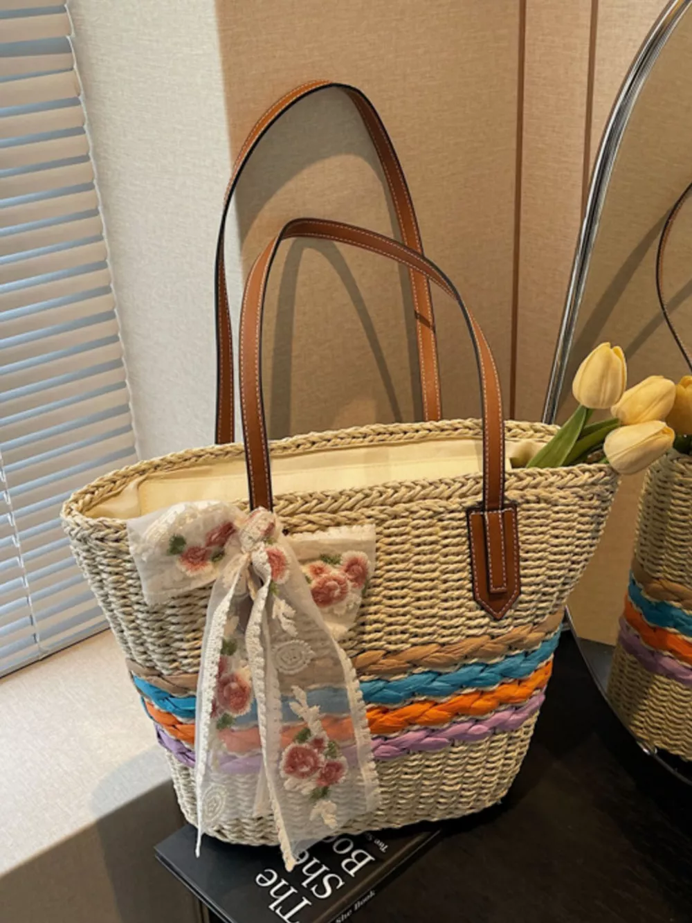 Straw Woven Shoulder Bag