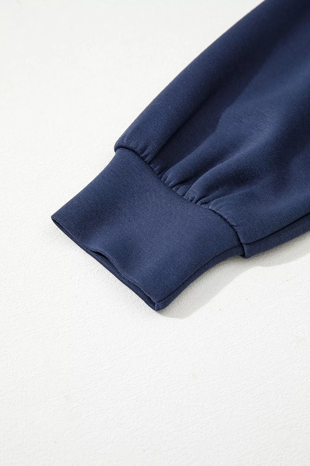 Color Block Patchwork V Neck Drawstring Hoodie, image 9