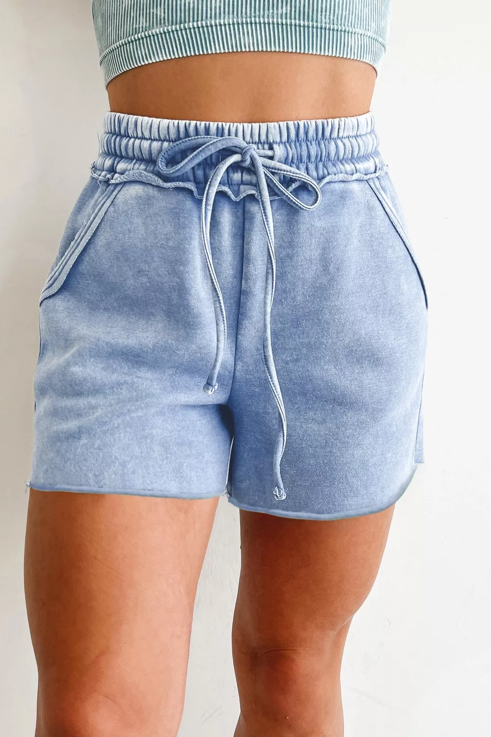 Drawstring Shorts with Pockets, image 11