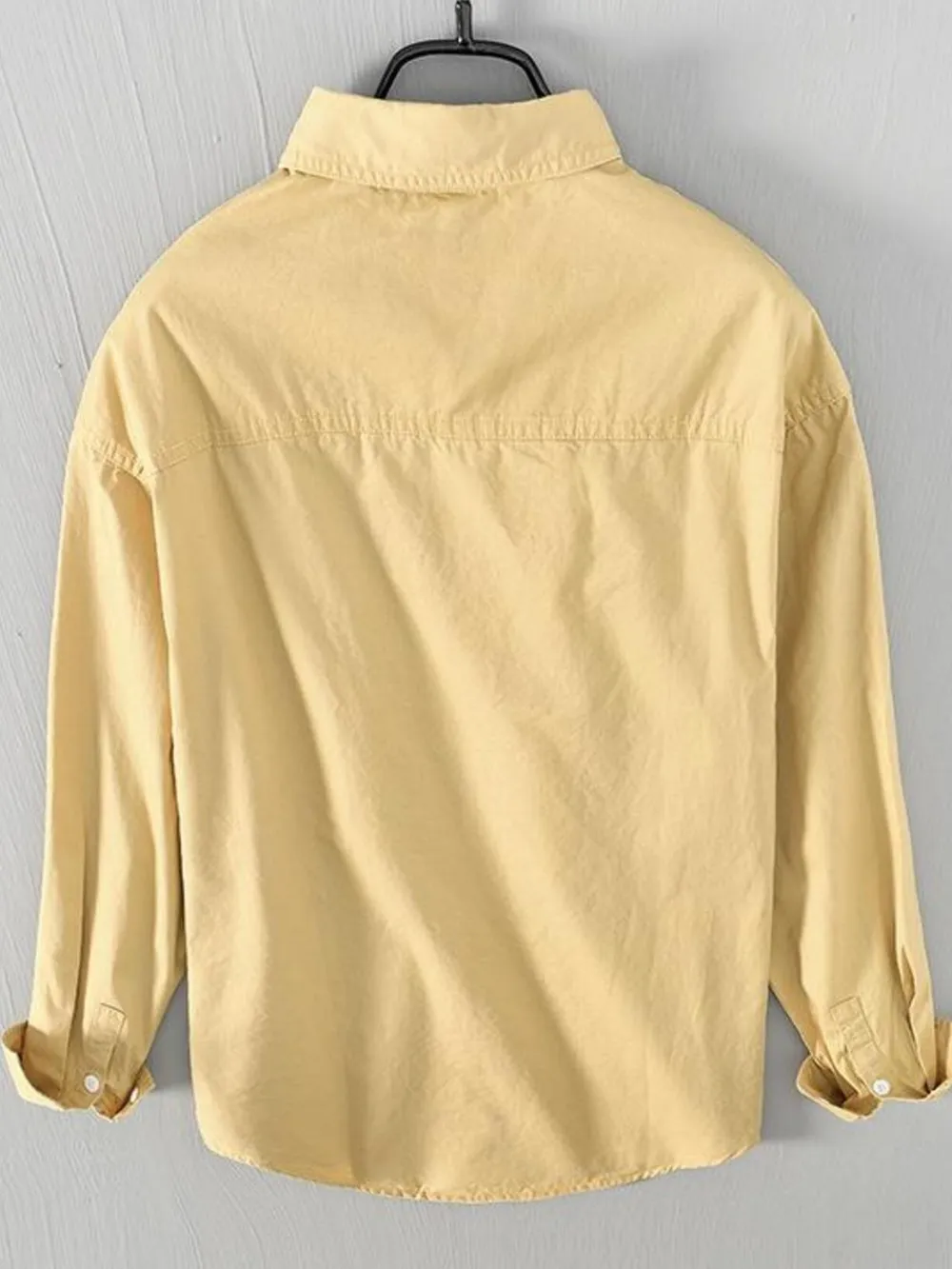 Men's Plus Size Button Up Long Sleeve Shirt, image 7