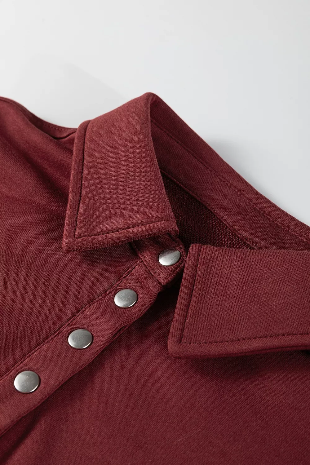 Color-Block Snap-Button Oversized Sweatshirt, image 11