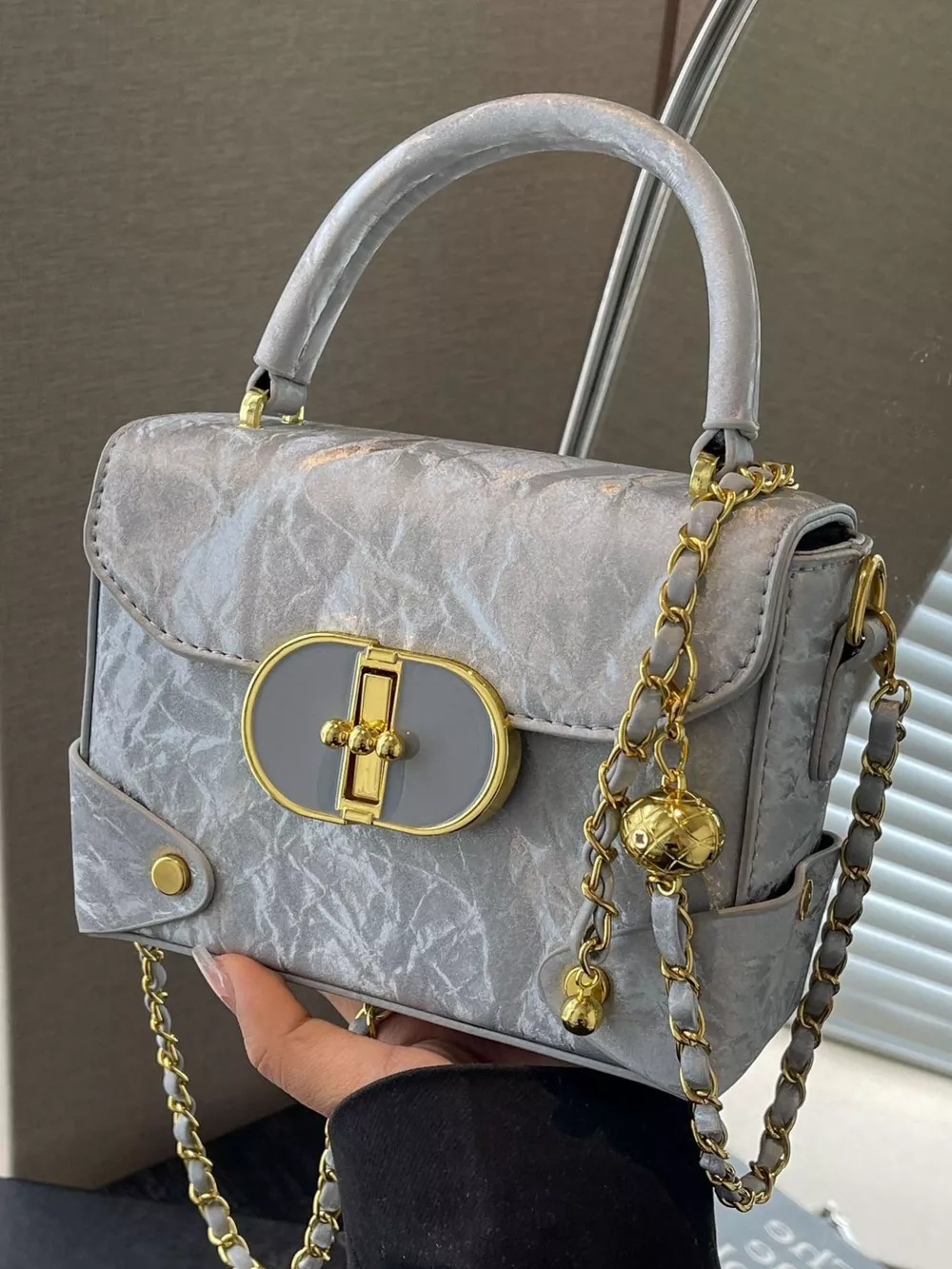Top Handle Crossbody Bag, image 6
