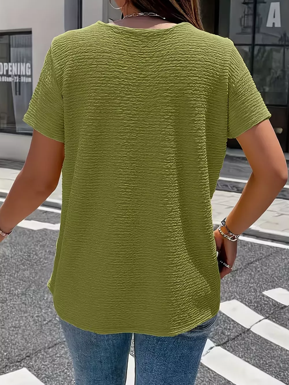 Textured Short Sleeve Top, image 18