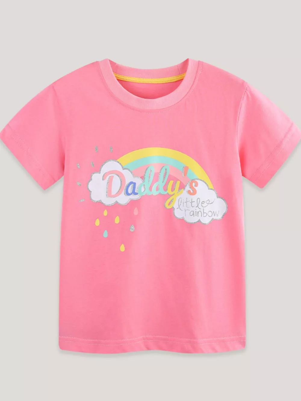 Children's Rainbow Graphic Short Sleeve T-Shirt, image 2