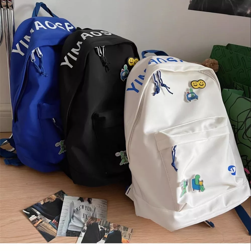 Letter Casual Backpack Bag, image 2