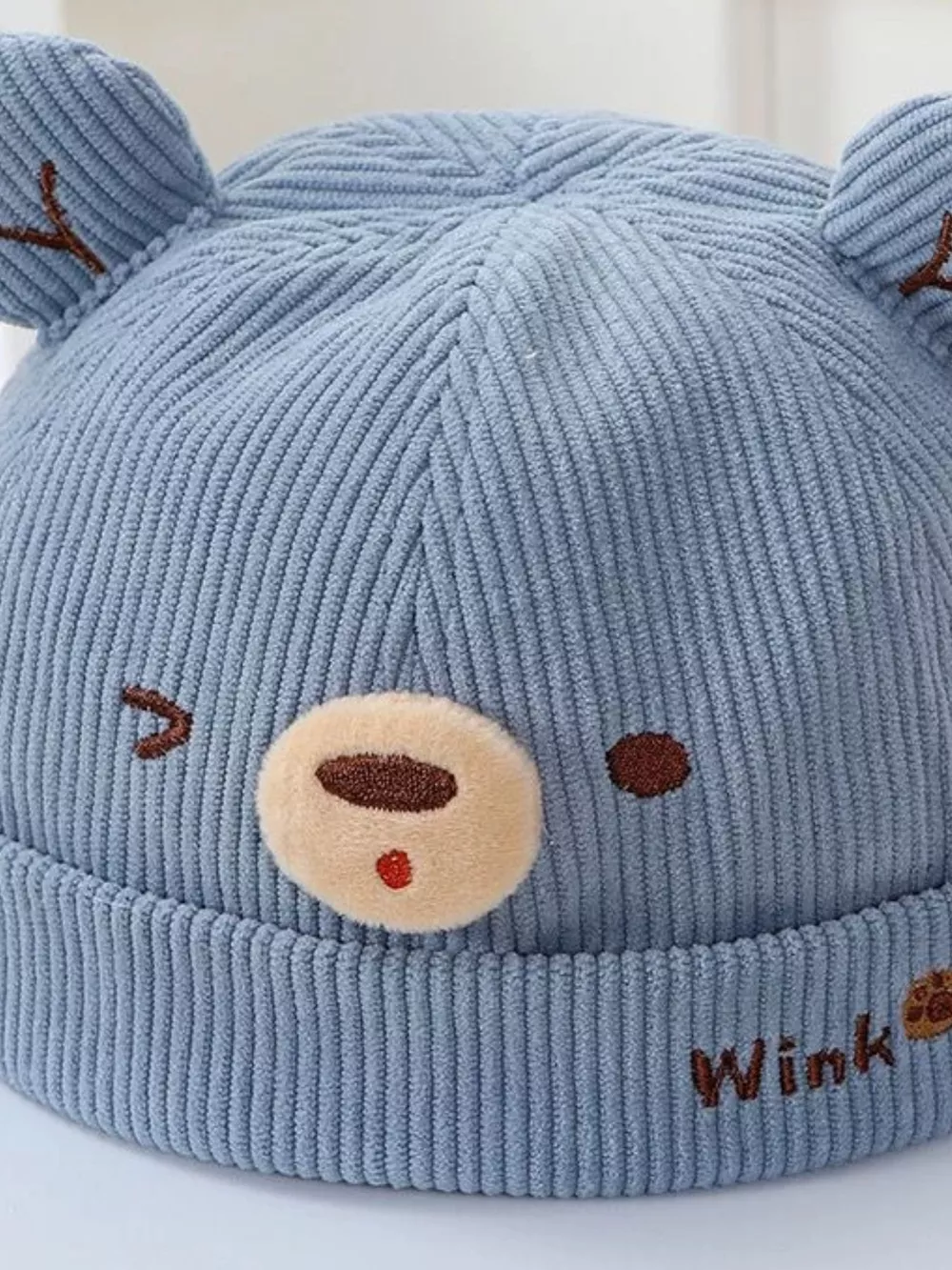 Children's Bear Ear Corduroy Hat, image 11