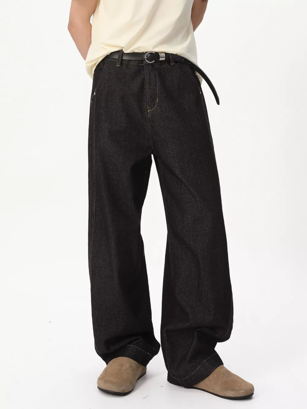 Men's Wide-Leg Jeans, image 5