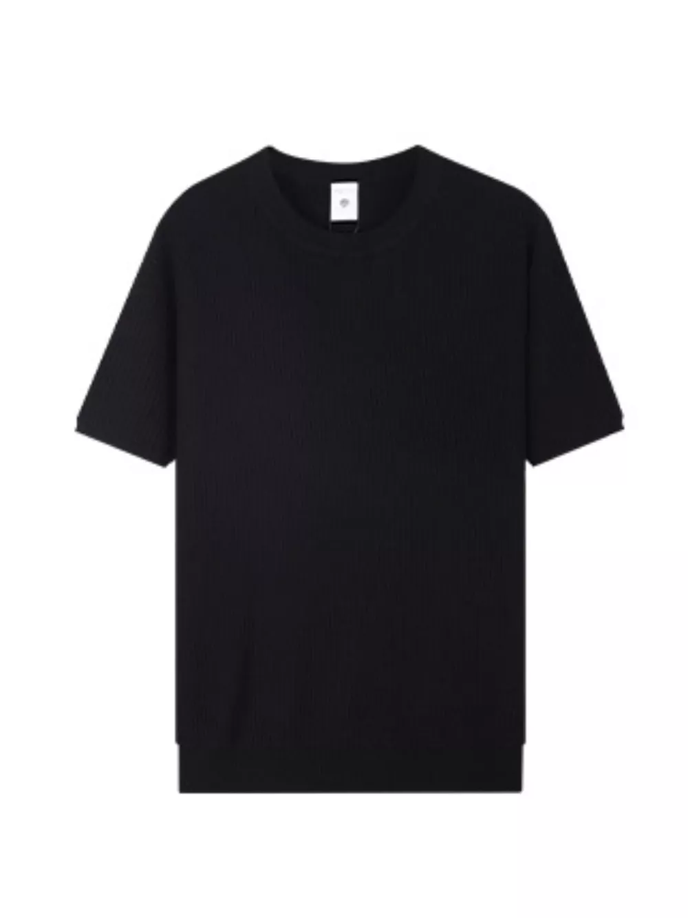 Men's Plus Size Ribbed Knit Relaxed Fit T-Shirt, image 2