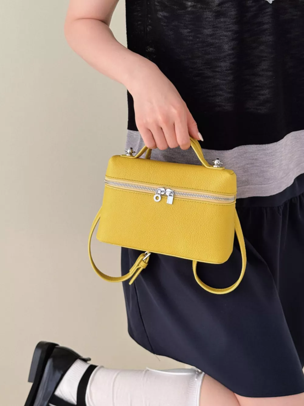 Textured Zipper Crossbody Bag, image 10