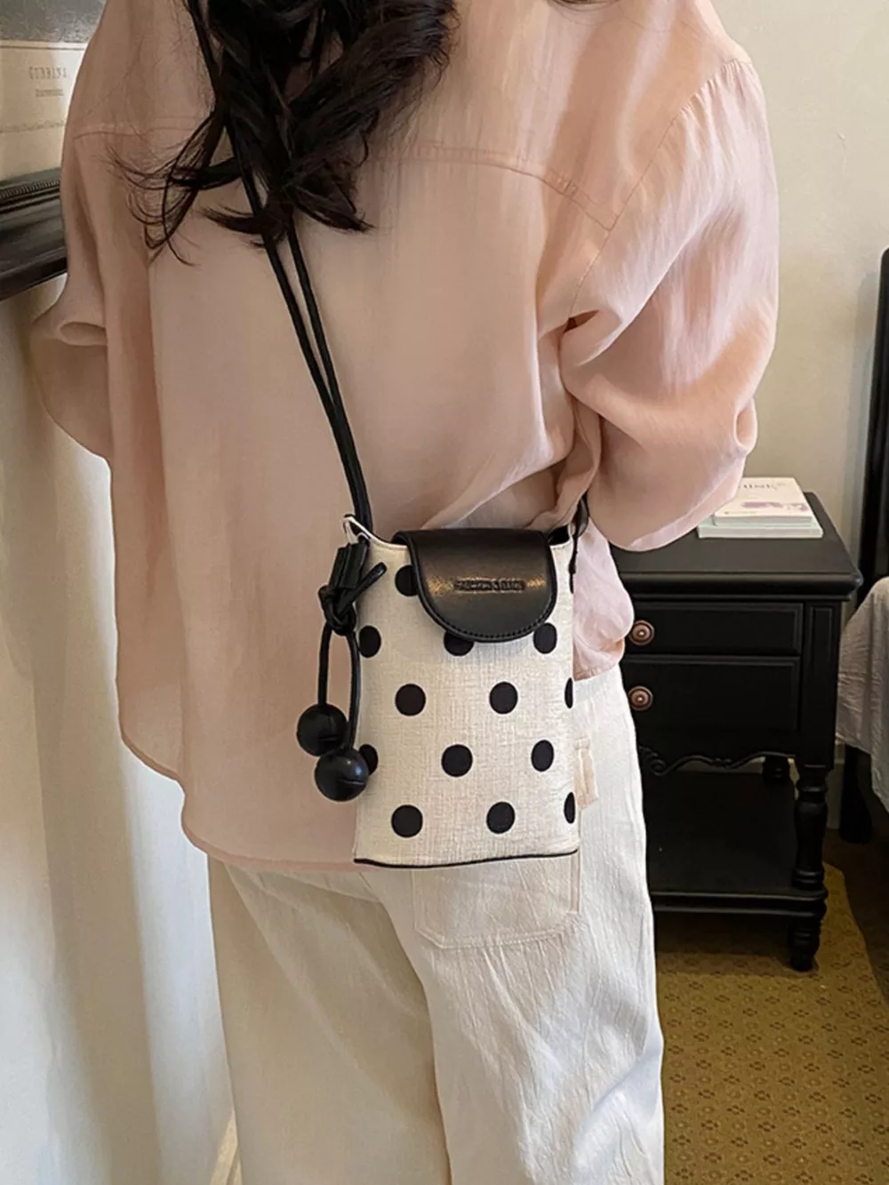 Polka Dot Crossbody Bag, image 8
