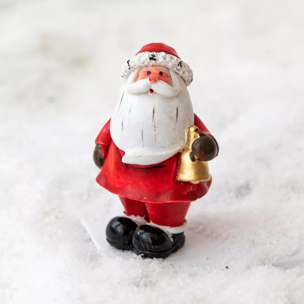 Christmas Santa Claus Miniature Figurine Ornament, image 7