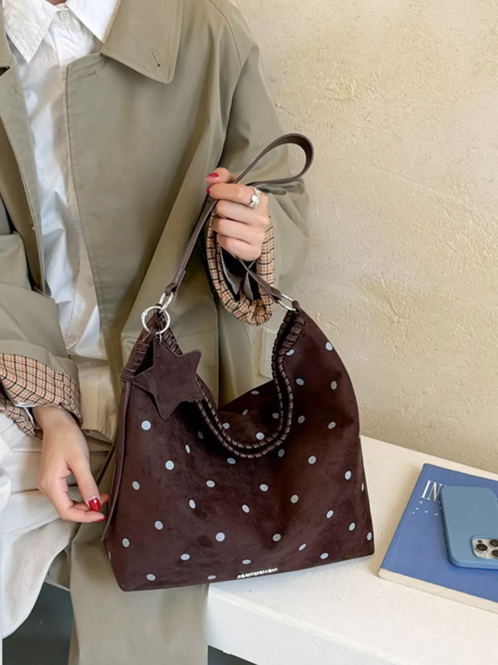 Polka Dot Shoulder Bag, image 7