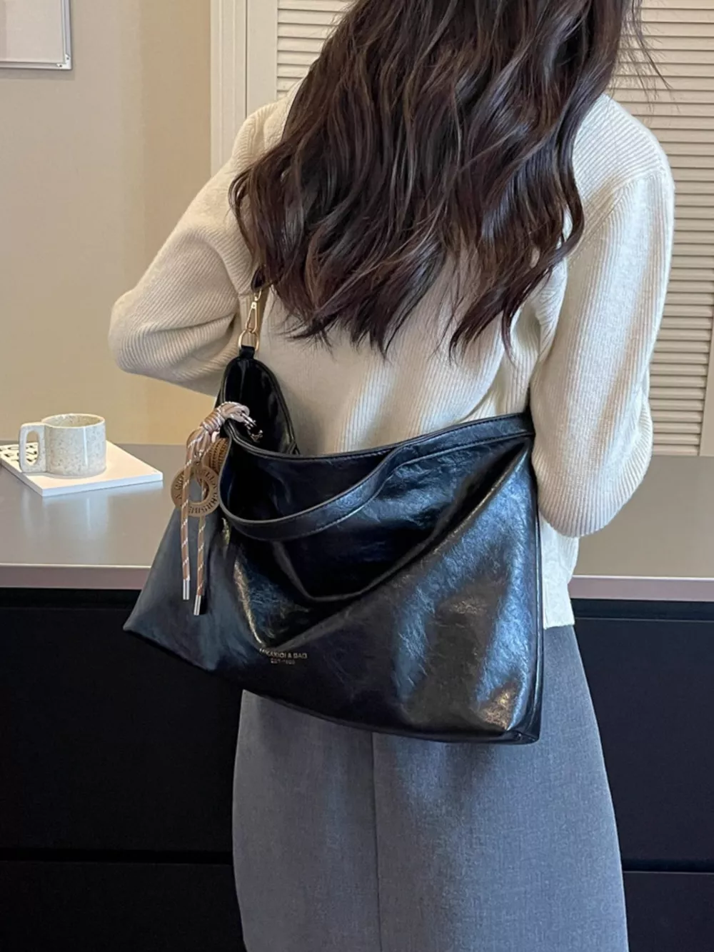 PU Leather Crossbody Bag, image 3