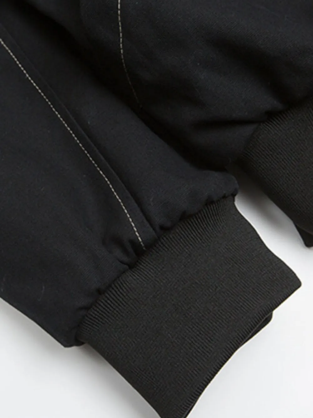 Men's Faux Fur Hooded Zip Up Jacket, image 7