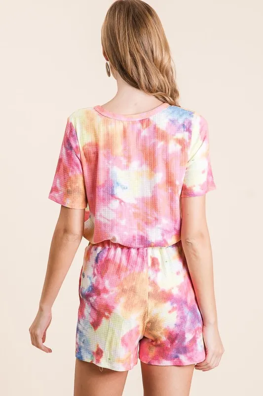 Tie Dye French Terry Casual Shorts, image 8