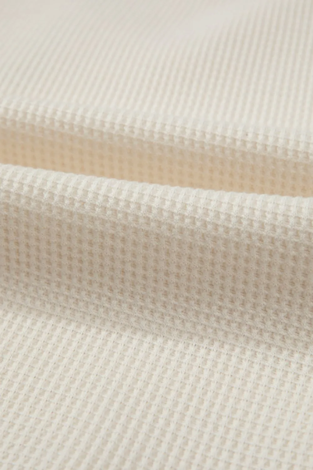 Waffle-Knit Two-Tone Long Sleeve Hoodie, image 11