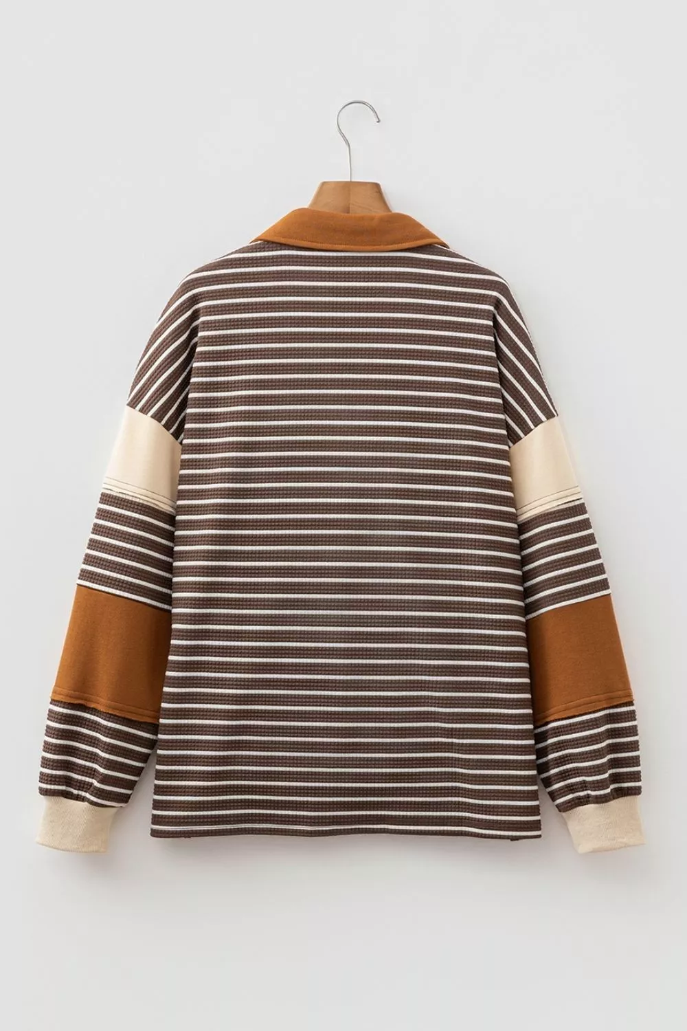Striped Dropped Shoulder Sweatshirt, image 7