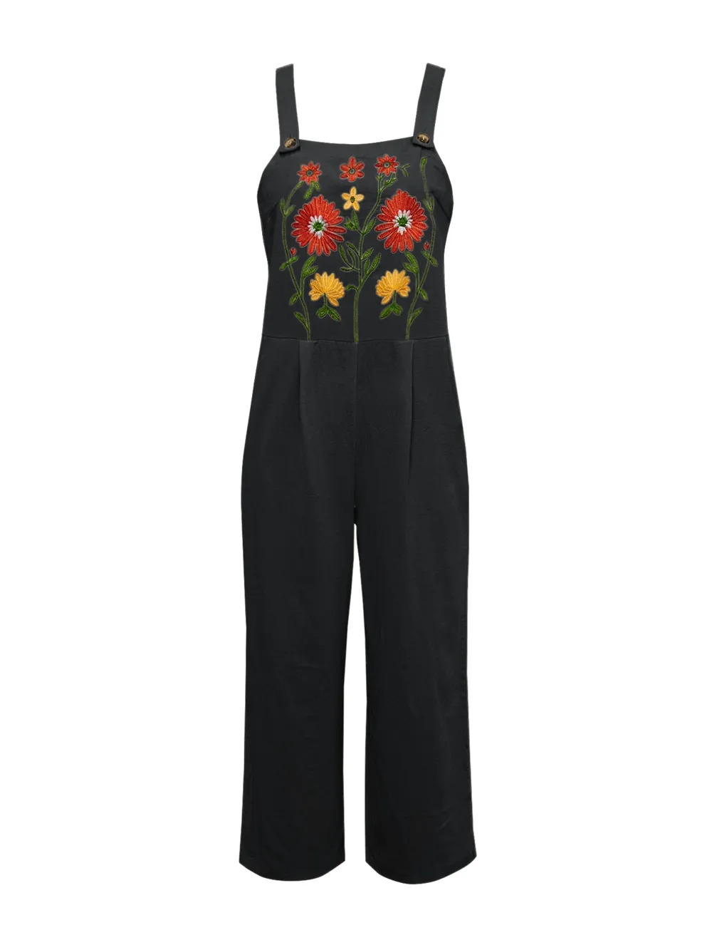 Floral Embroidered Wide Leg Jumpsuit, image 18