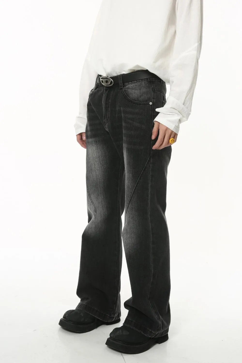 Washed Jeans with Pockets, image 3