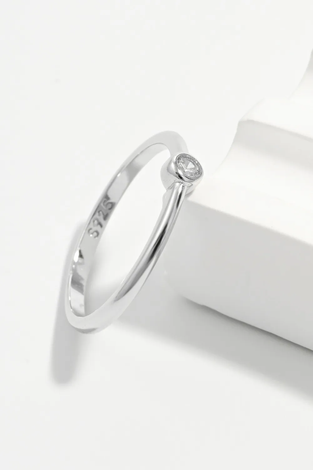 925 Sterling Silver Inland Zircon Ring, image 3