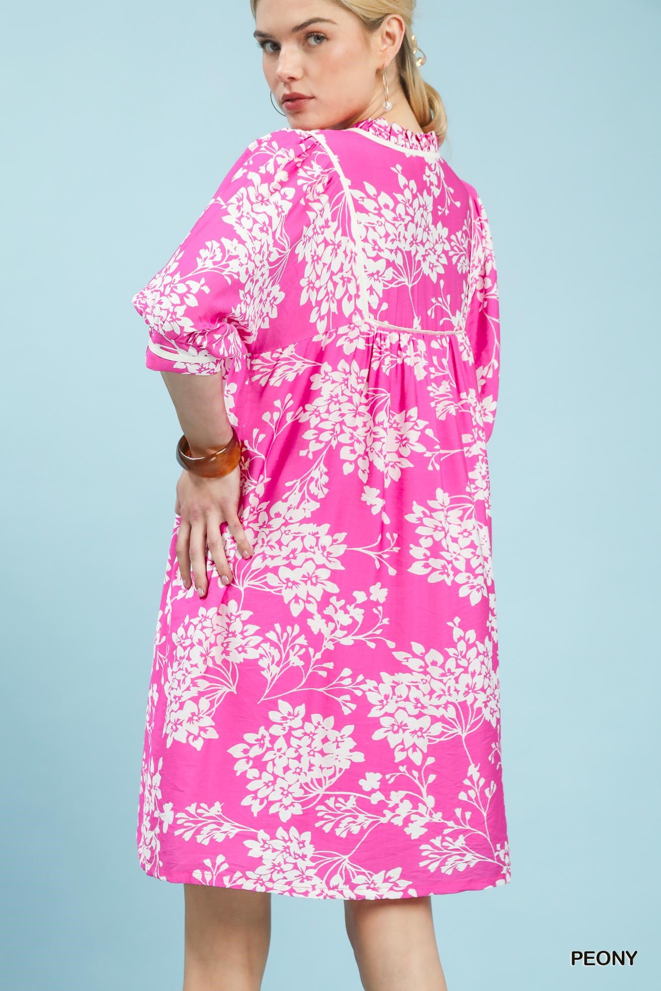 Floral Babydoll Dress with Pockets, image 5