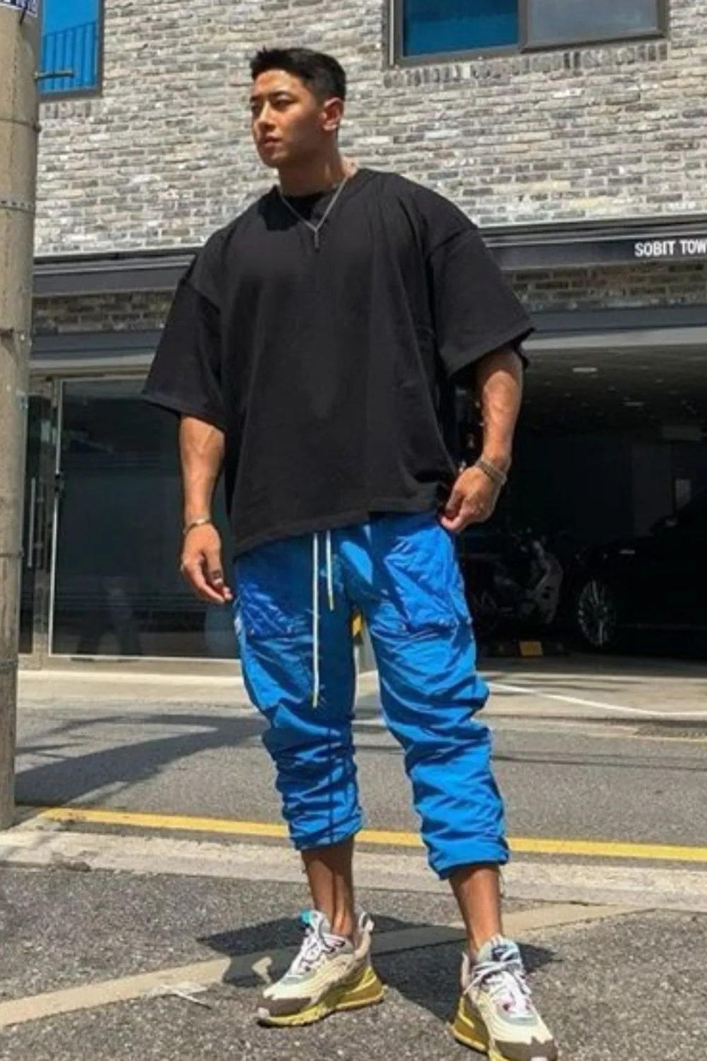 Men's Plus Size Round Neck Half Sleeve T-Shirt
