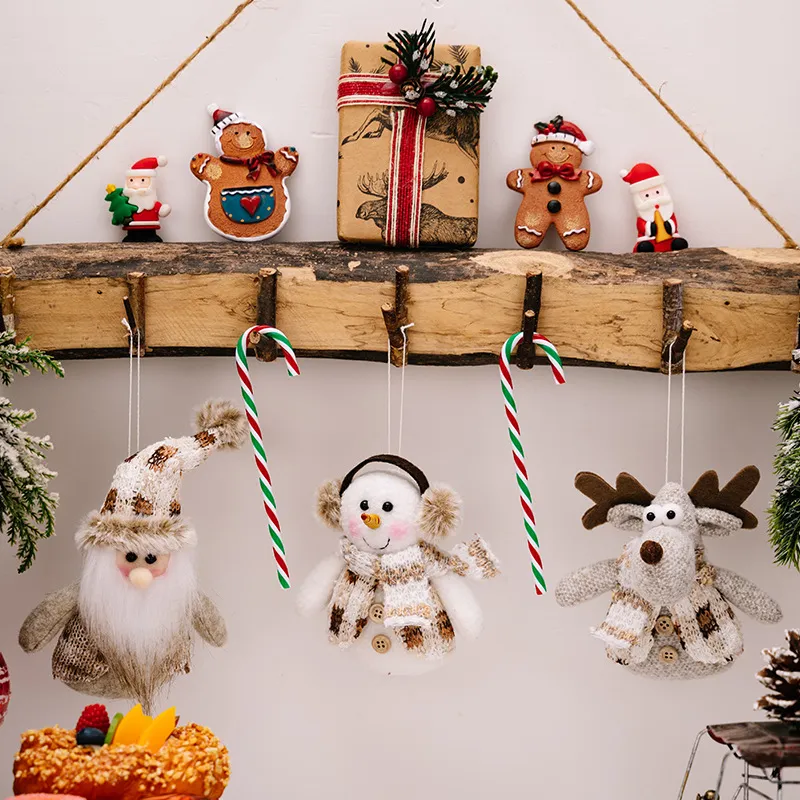 Santa Snowman Reindeer Hanging Ornament, image 5