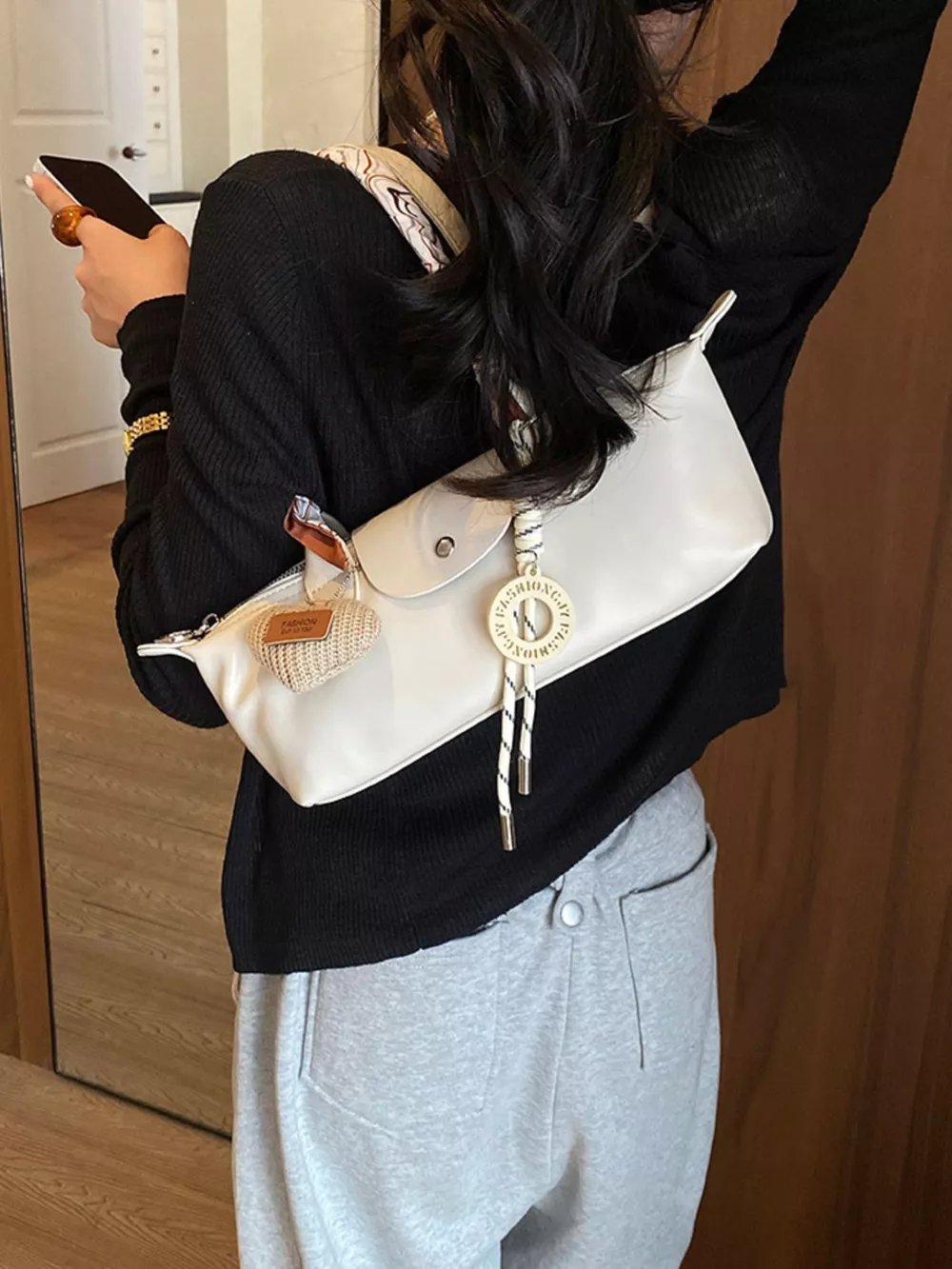 PU Leather Shoulder Bag, image 6