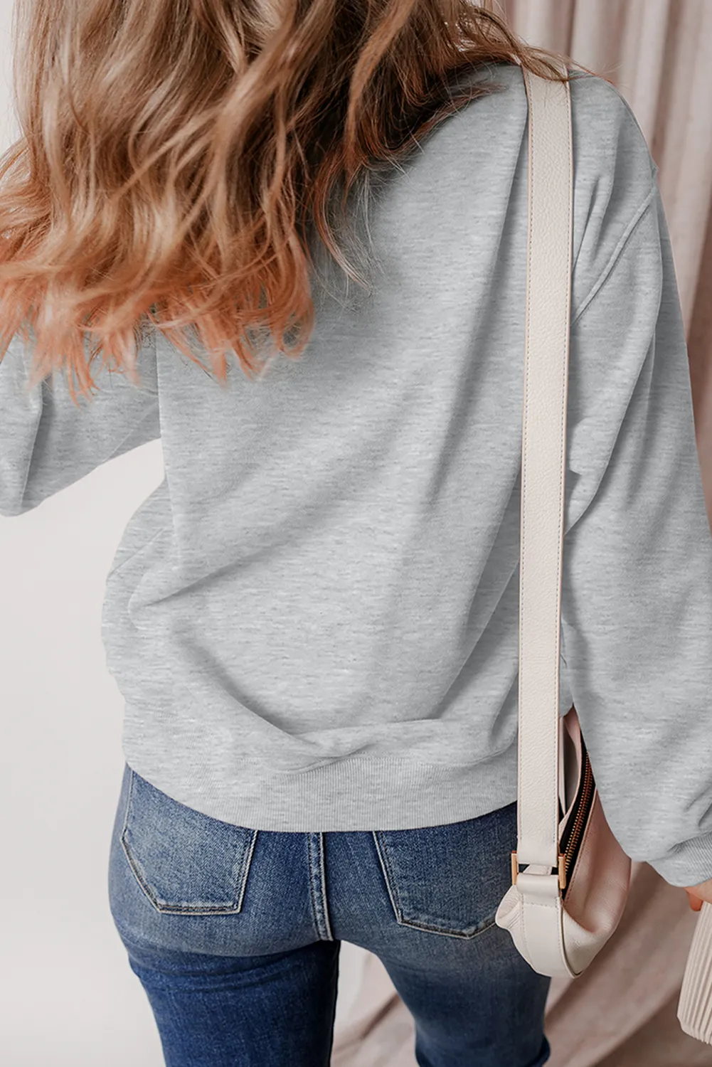 Ghost Round Neck Long Sleeve Sweatshirt, image 3