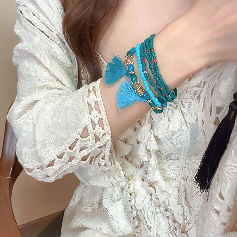 Tassel Rice Bead Bracelet, image 9