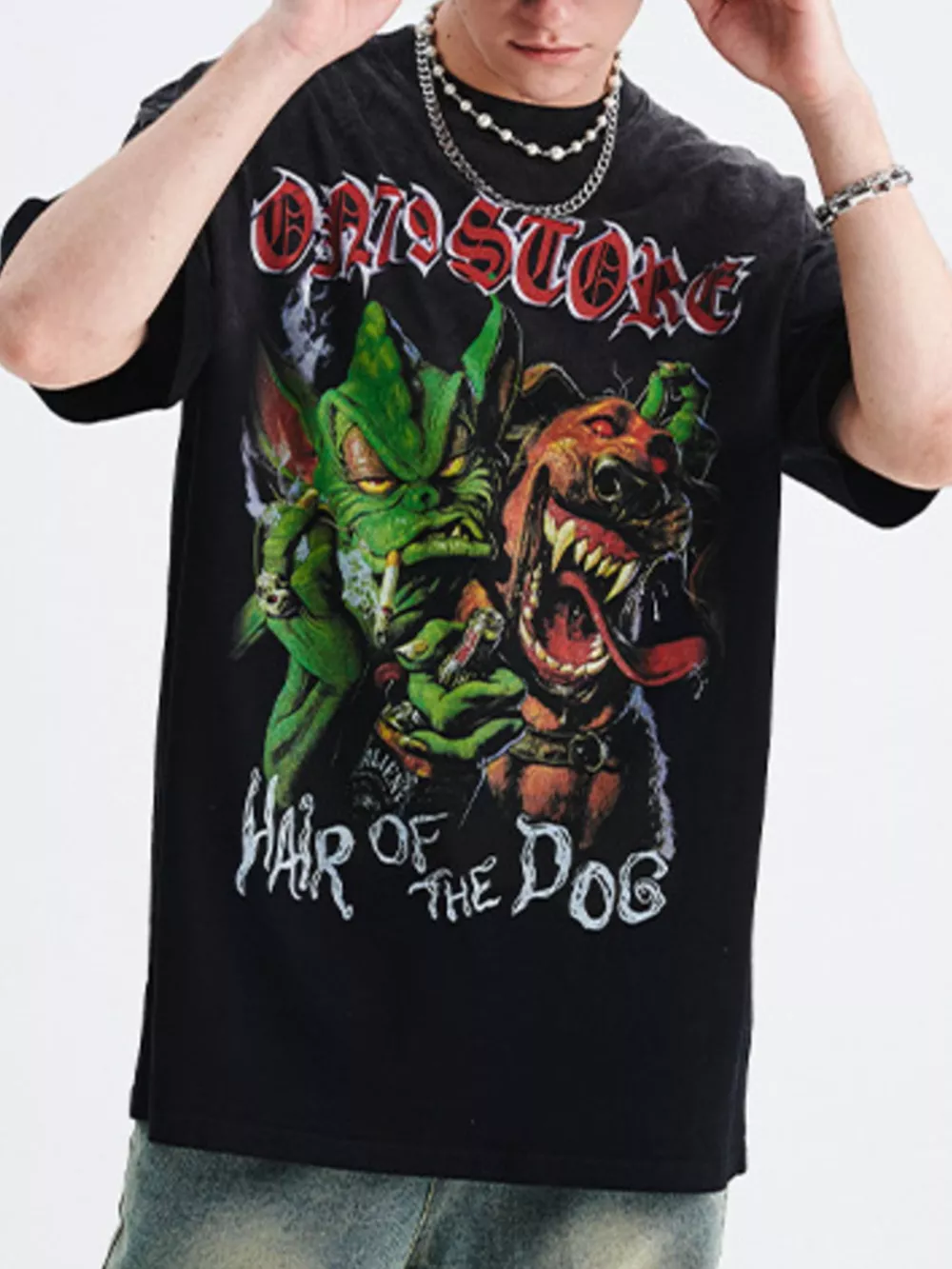 Men's Graphic Round Neck T-Shirt, image 2