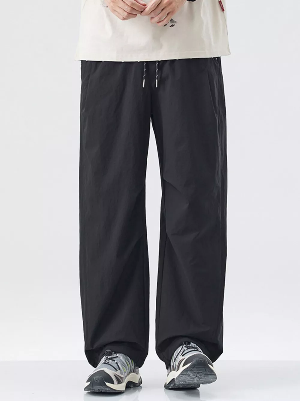 Men's Loose Fit Drawstring Cargo Pants