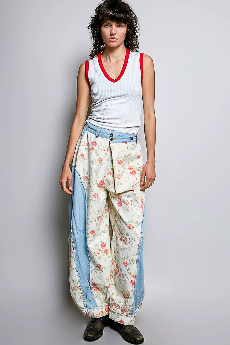 V-Neck Contrast Ribbed Sleeveless Tank, image 4