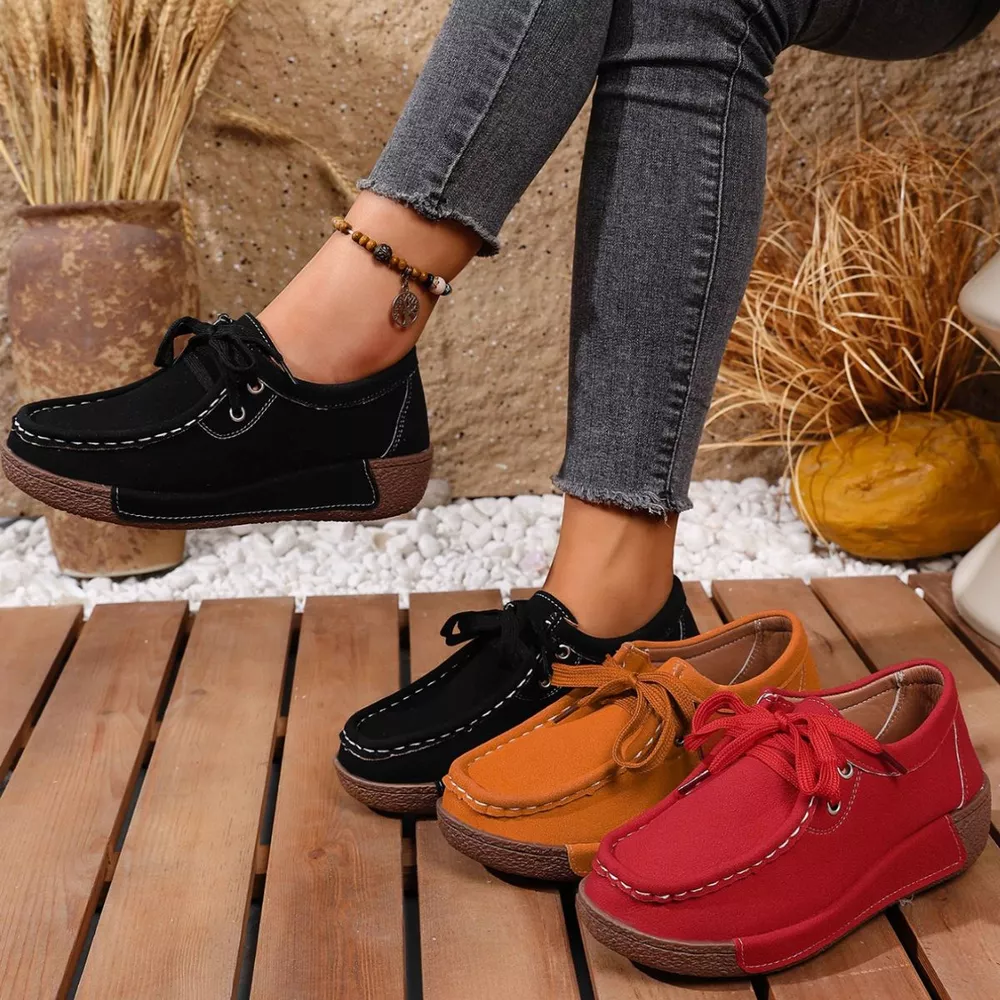 Lace-Up Casual Loafers, image 2