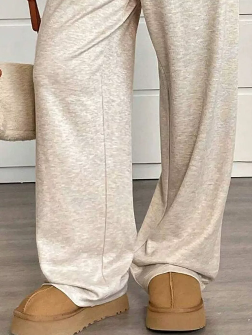 High-Waisted Wide-Leg Pants with Drawstring, image 12